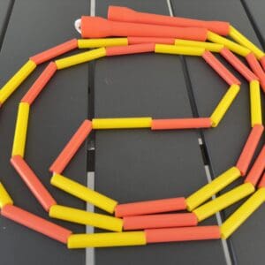 Kids Beaded Skipping ropes - Orange & Yellow